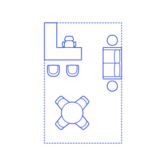 Layouts Private Offices L Shape Center Suite Icon Svg Vector, Free Vectors File